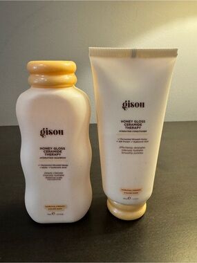 Gisou Honey Gloss Ceramide Therapy Hydrating Shampoo & Conditioner Travel Size
